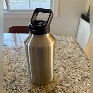 YETI Rambler 64oz Stainless Steel Bottle with sip lid and straw